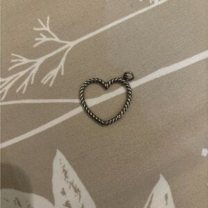 James Avery Silver Heart Pendant